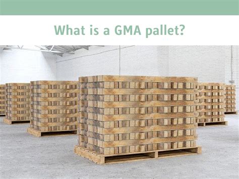 standard gma pallet dimensions.